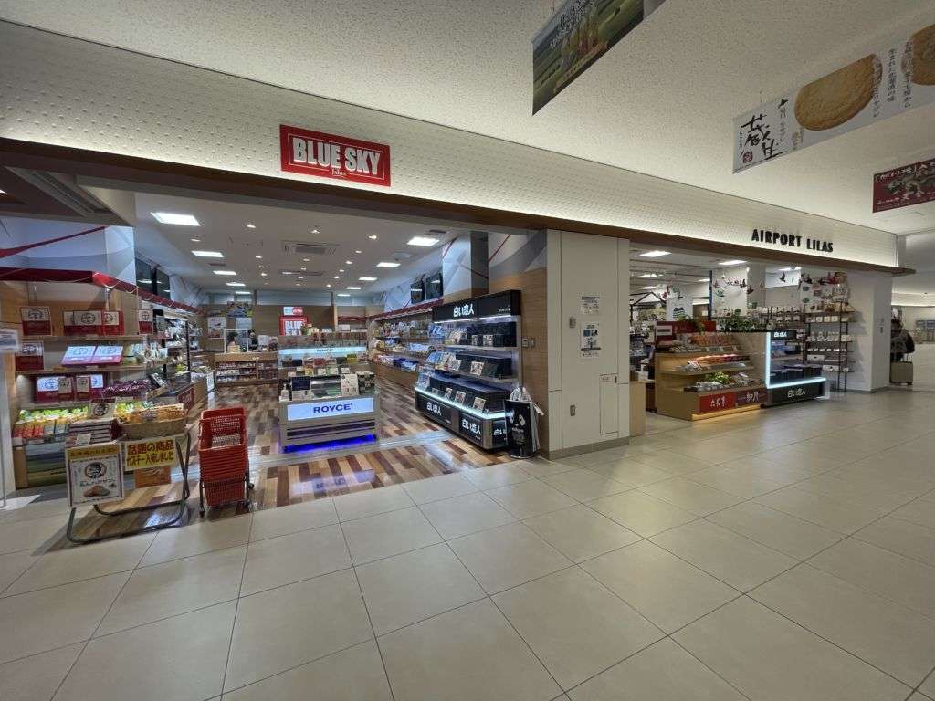 旭川空港のショッピングゾーン
