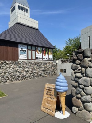 白金ビルケのソフトクリーム